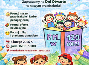 Plakat zapraszający na dni otwarte