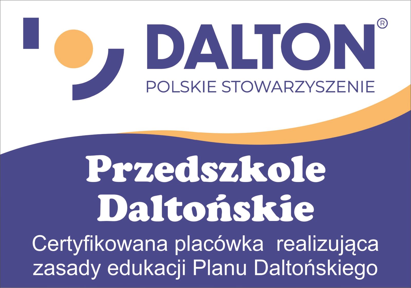 Certyfikat Przedszkola Daltońskiego
