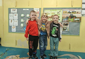 Jubilat z dwoma kolegami