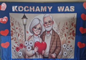 Dekoracja z okazji Dnia Babci i Dziadka