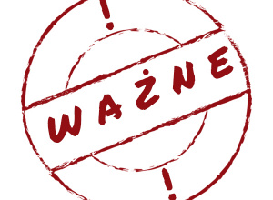 Napis ważne