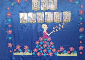 Dekoracja z okazji balu wiosny