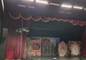 scenografia przedstawieia Dziadek do orzechów