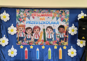 Dekoracja z okazji pasowania na przedszkolaka